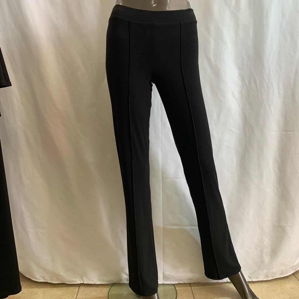 EVA VARRO STITCH DOWN PANTS BLACK